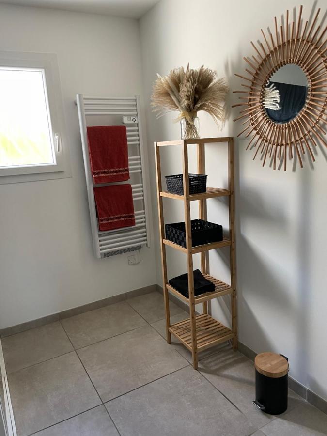 Chambre Avec Salle De Bain Privee Dans Villa Avec Garage マノスク エクステリア 写真